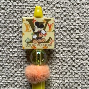 Louis Vuitton Mickey Mouse Charm with Yellow and Orange Accents